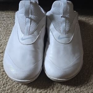 Nike Men's White Slip-On Athletic Sneakers